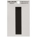 Hillman 3 in. Reflective Black Vinyl Self-Adhesive Letter I 1 pc, 6PK 840814